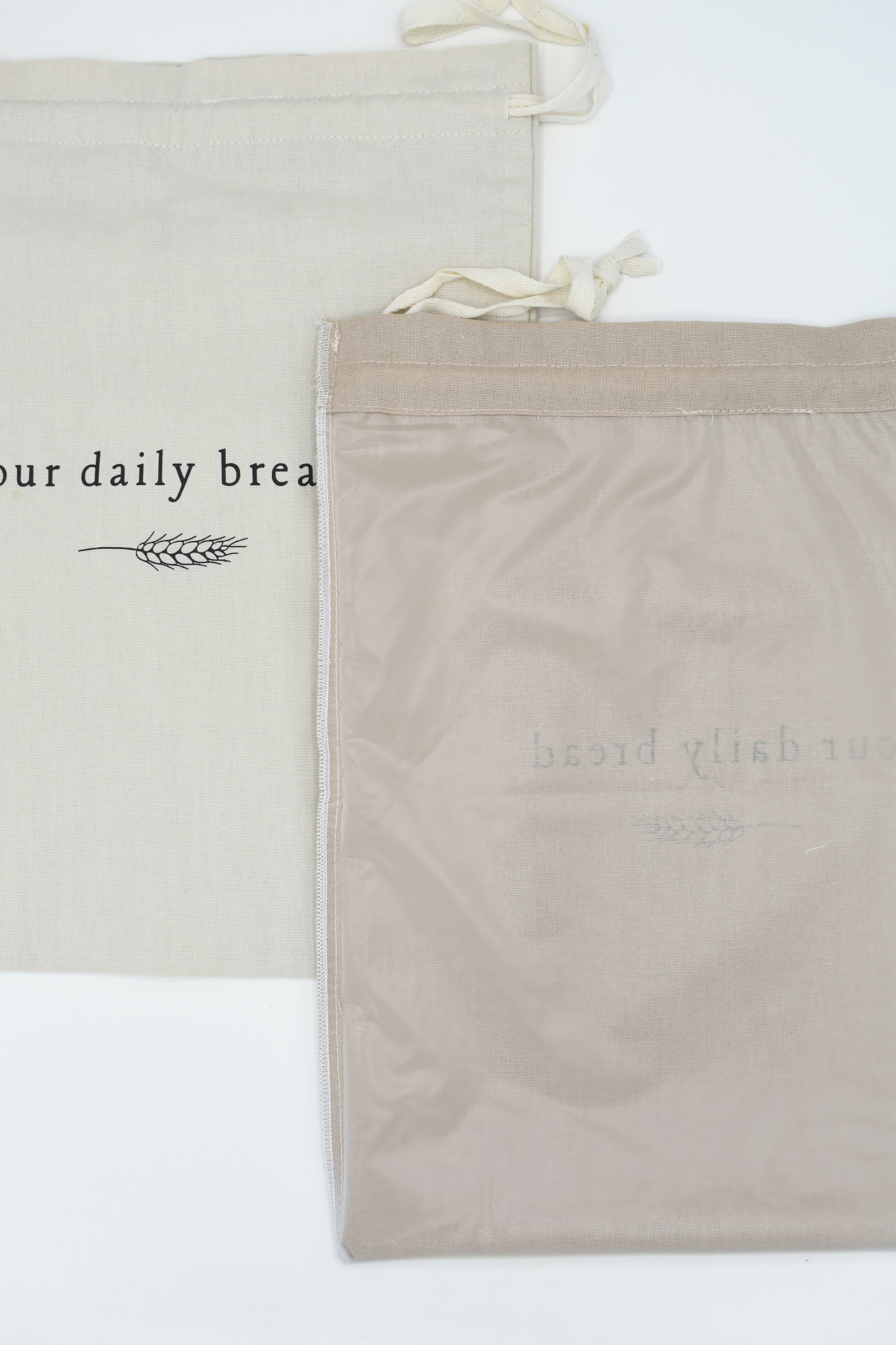 Inside and outside of bags